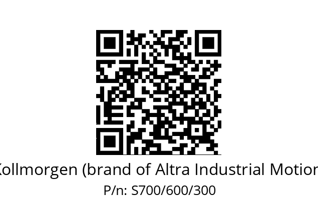   Kollmorgen (brand of Altra Industrial Motion) S700/600/300