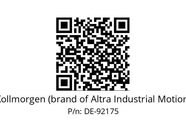   Kollmorgen (brand of Altra Industrial Motion) DE-92175