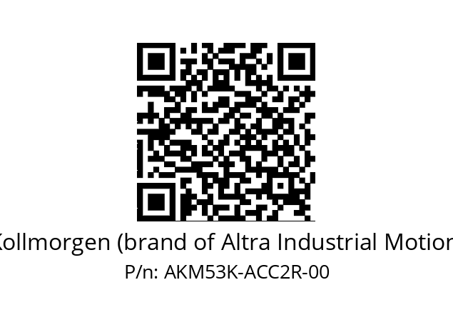   Kollmorgen (brand of Altra Industrial Motion) AKM53K-ACC2R-00