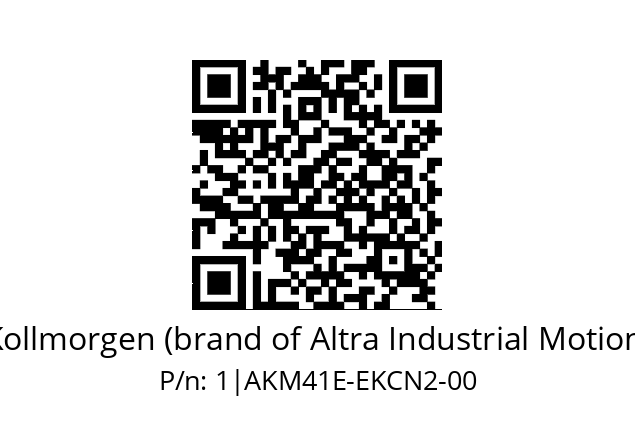   Kollmorgen (brand of Altra Industrial Motion) 1|AKM41E-EKCN2-00