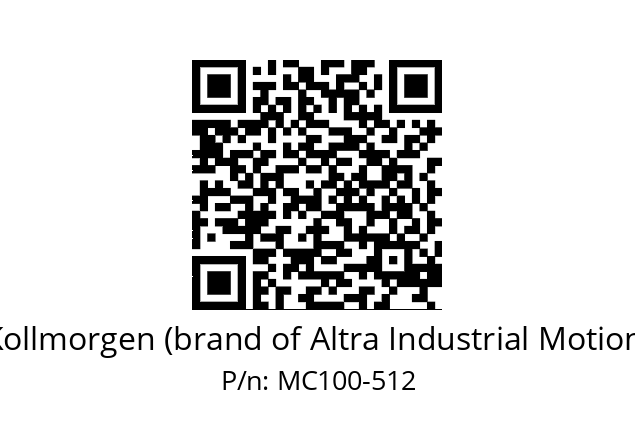   Kollmorgen (brand of Altra Industrial Motion) MC100-512