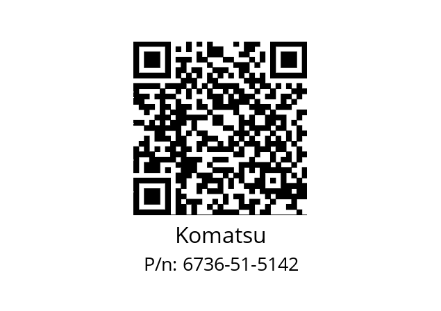   Komatsu 6736-51-5142