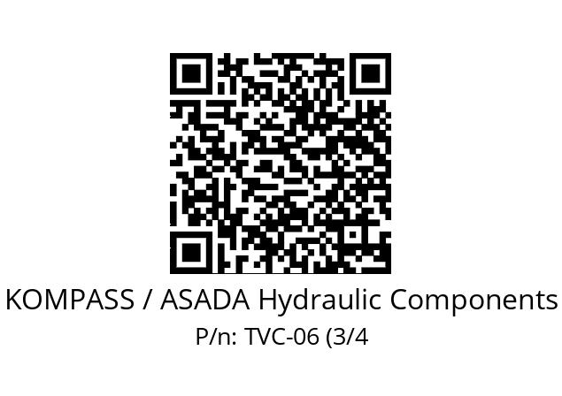   KOMPASS / ASADA Hydraulic Components TVC-06 (3/4