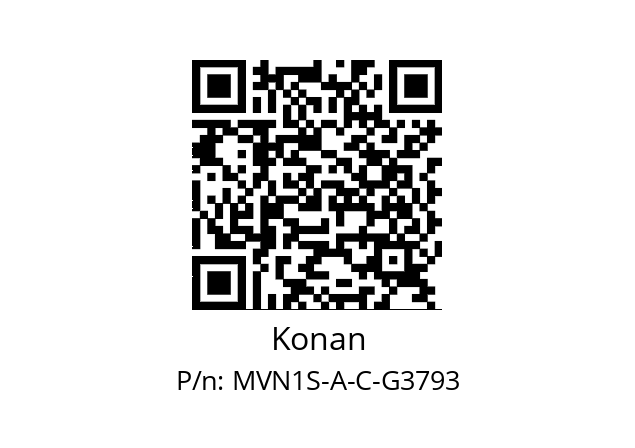   Konan MVN1S-A-C-G3793