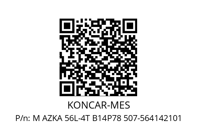   KONCAR-MES M AZKA 56L-4T B14P78 507-564142101