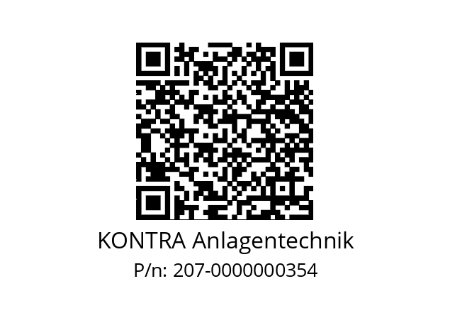   KONTRA Anlagentechnik 207-0000000354