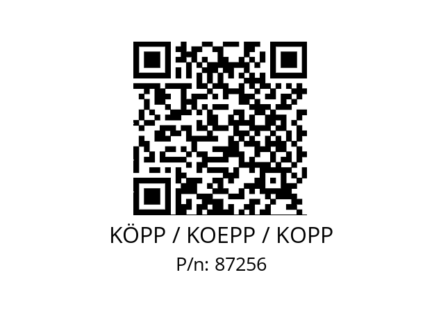   KÖPP / KOEPP / KOPP 87256