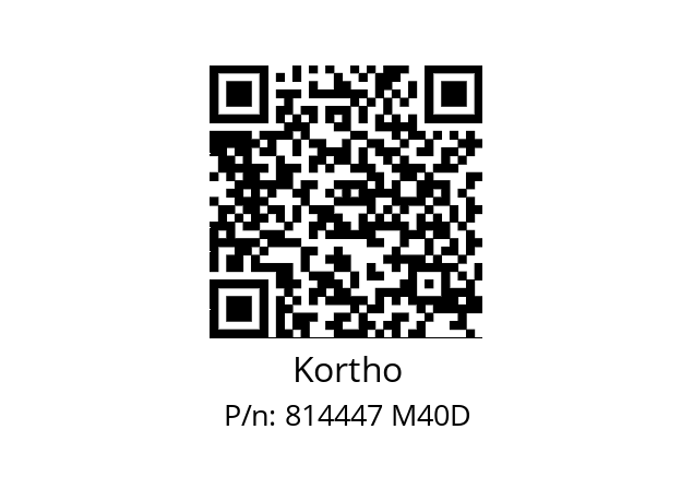   Kortho 814447 M40D