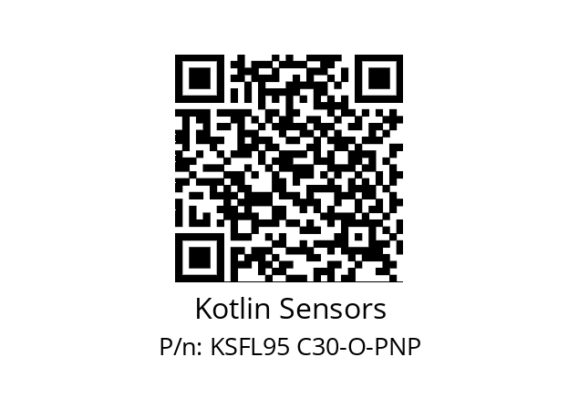   Kotlin Sensors KSFL95 C30-O-PNP