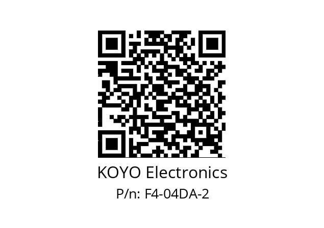   KOYO Electronics F4-04DA-2