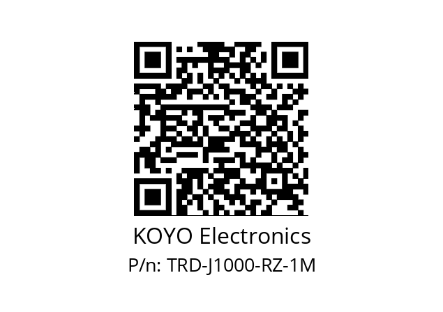   KOYO Electronics TRD-J1000-RZ-1M