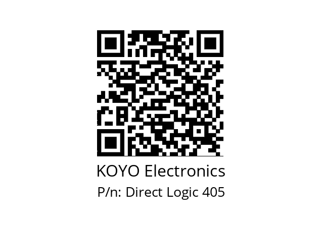   KOYO Electronics Direct Logic 405