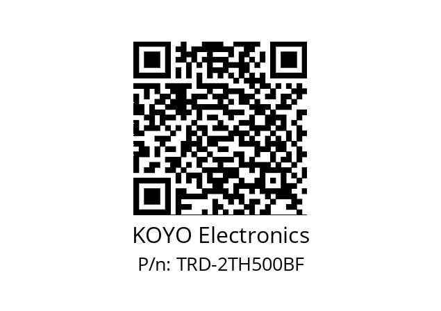   KOYO Electronics TRD-2TH500BF