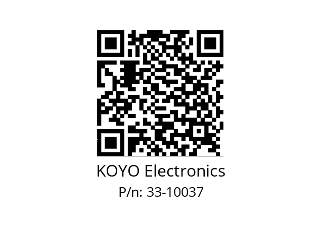   KOYO Electronics 33-10037