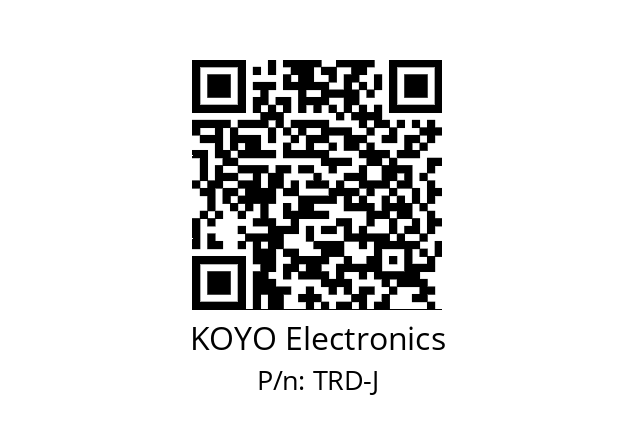   KOYO Electronics TRD-J