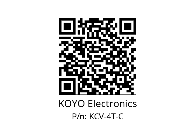   KOYO Electronics KCV-4T-C