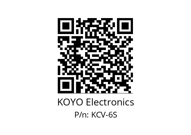   KOYO Electronics KCV-6S