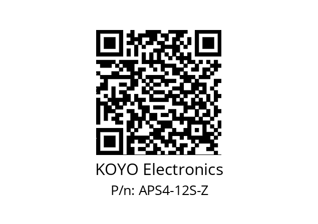   KOYO Electronics APS4-12S-Z