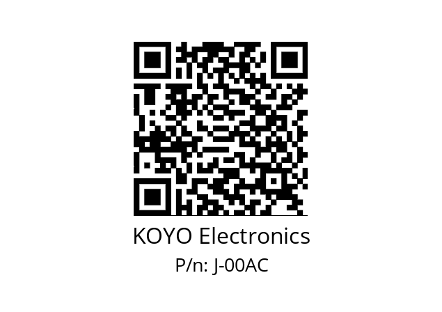   KOYO Electronics J-00AC