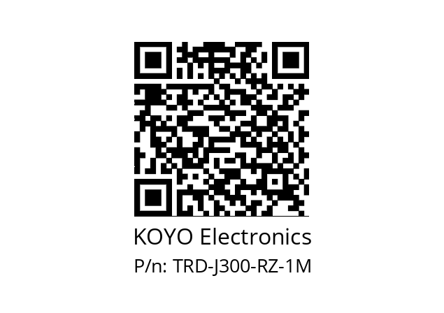   KOYO Electronics TRD-J300-RZ-1M