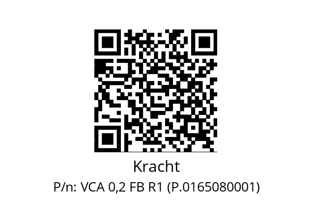   Kracht VCA 0,2 FB R1 (P.0165080001)