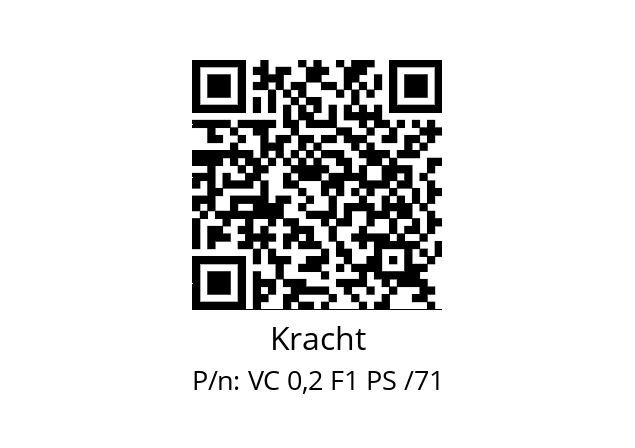   Kracht VC 0,2 F1 PS /71