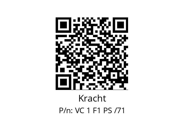   Kracht VC 1 F1 PS /71