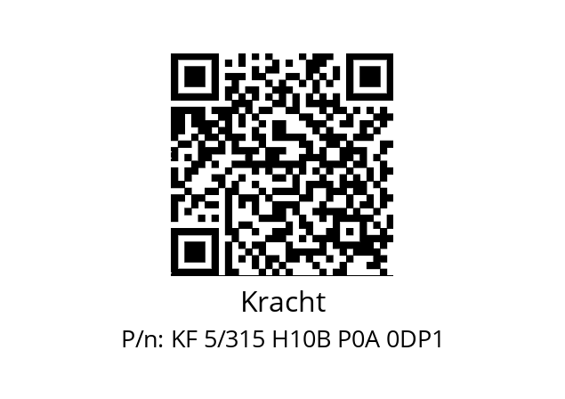   Kracht KF 5/315 H10B P0A 0DP1