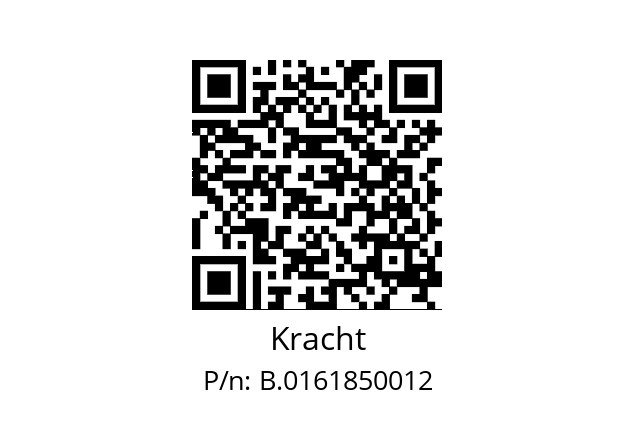   Kracht B.0161850012