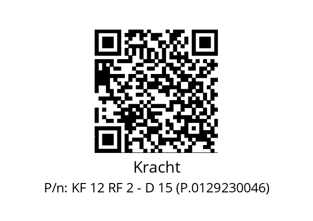   Kracht KF 12 RF 2 - D 15 (P.0129230046)