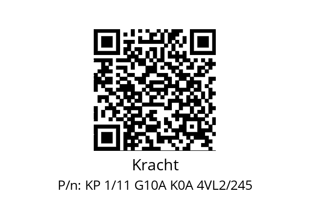   Kracht KP 1/11 G10A K0A 4VL2/245