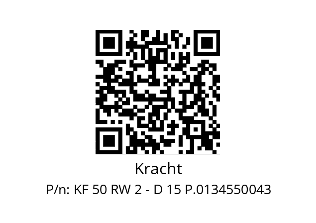   Kracht KF 50 RW 2 - D 15 P.0134550043