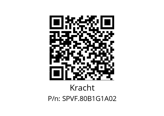   Kracht SPVF.80B1G1A02