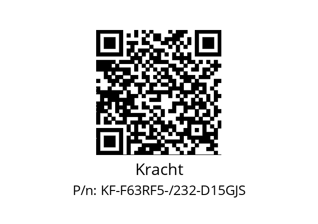   Kracht KF-F63RF5-/232-D15GJS