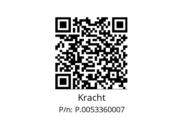   Kracht P.0053360007