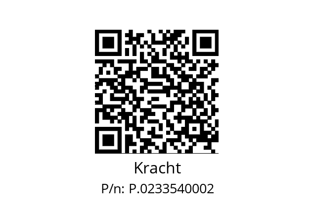   Kracht P.0233540002