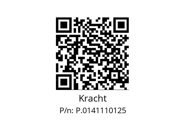   Kracht P.0141110125