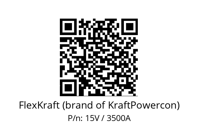   FlexKraft (brand of KraftPowercon) 15V / 3500A