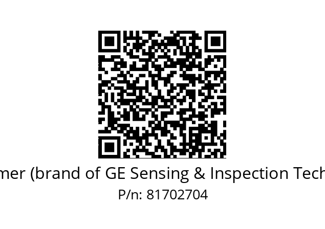   Krautkramer (brand of GE Sensing & Inspection Technologies) 81702704