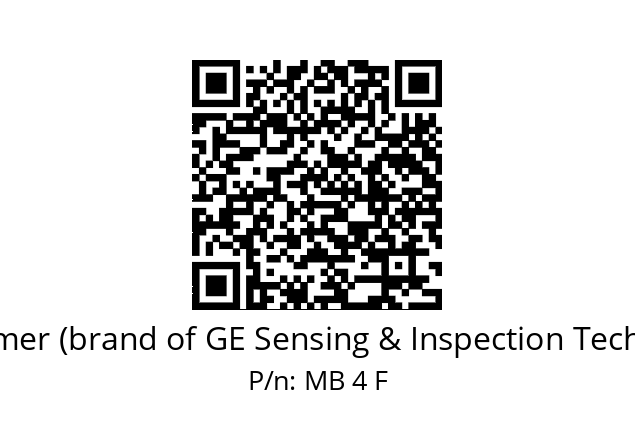   Krautkramer (brand of GE Sensing & Inspection Technologies) МB 4 F