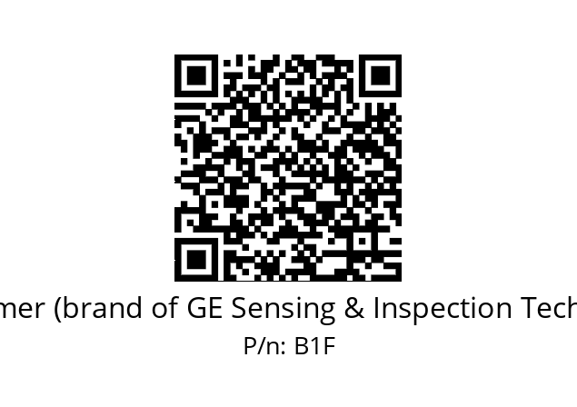   Krautkramer (brand of GE Sensing & Inspection Technologies) B1F