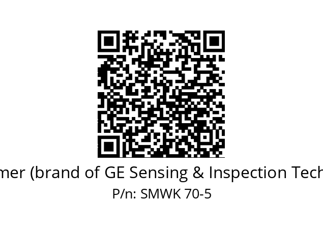   Krautkramer (brand of GE Sensing & Inspection Technologies) SMWK 70-5