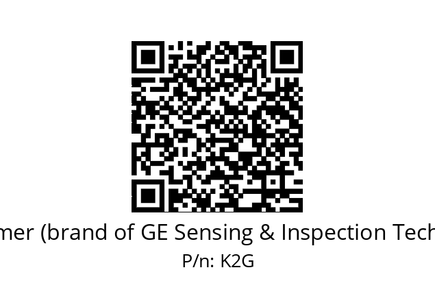   Krautkramer (brand of GE Sensing & Inspection Technologies) K2G