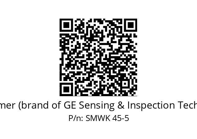   Krautkramer (brand of GE Sensing & Inspection Technologies) SMWK 45-5