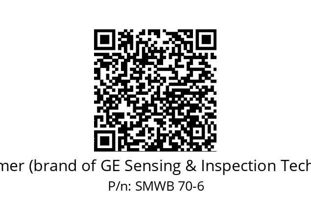   Krautkramer (brand of GE Sensing & Inspection Technologies) SMWB 70-6