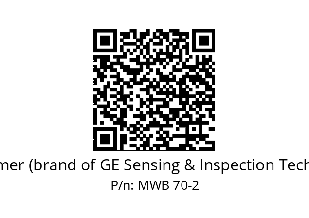   Krautkramer (brand of GE Sensing & Inspection Technologies) МWB 70-2