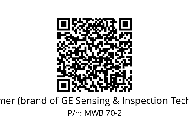   Krautkramer (brand of GE Sensing & Inspection Technologies) MWB 70-2