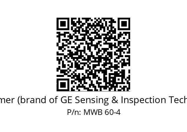   Krautkramer (brand of GE Sensing & Inspection Technologies) MWB 60-4