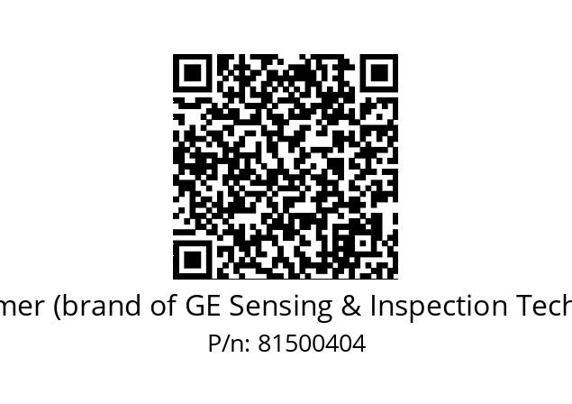   Krautkramer (brand of GE Sensing & Inspection Technologies) 81500404