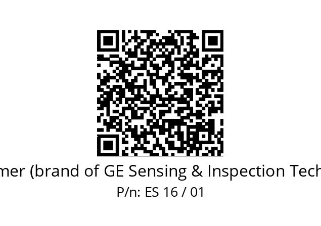   Krautkramer (brand of GE Sensing & Inspection Technologies) ES 16 / 01